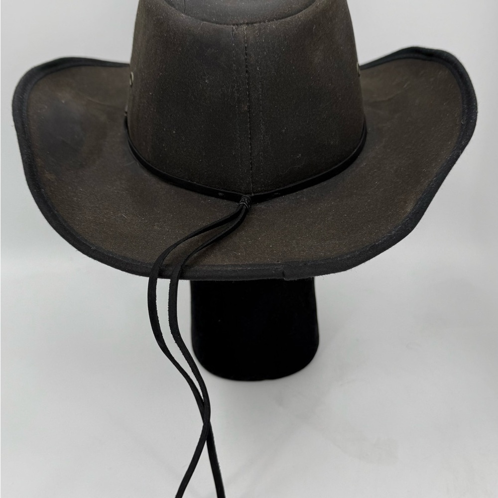 Outback Trading “Bootlegger” Brown Oilskin Hat 1484-BRN Men’s Small S NWOB *READ - Picture 4 of 11